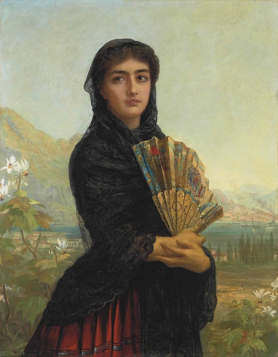 Из серии Дочери Нашей империи. (1886 год).Гибралтар. Автор: Эдвин Лонгсден Лонг. Из серии Дочери Нашей империи. (1886 год).Гибралтар. Автор: Эдвин Лонгсден Лонг.