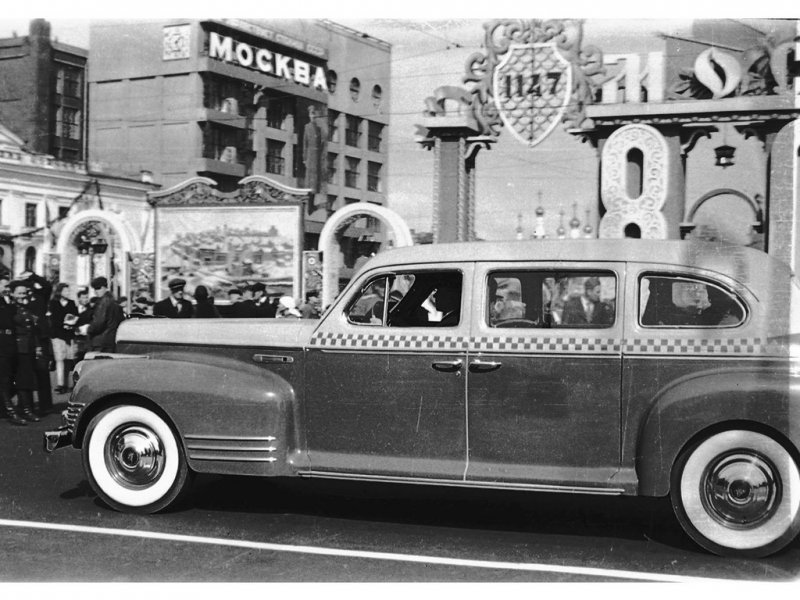 Фото 1947 г. Д. Бальтерманца Фото 1947 г. Д. Бальтерманца москва, московское такси, ретро фото, такси