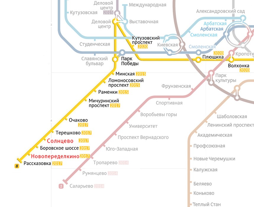 Расширение Калининско-Солнцевской линии метро в 2018 году: последние новости Расширение Калининско-Солнцевской линии метро в 2018 году: последние новости