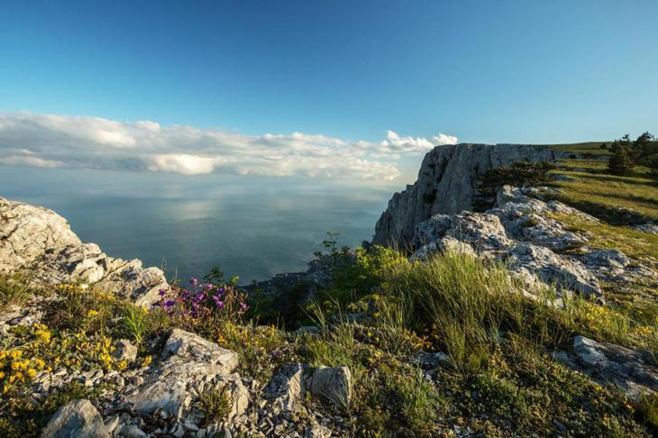 Плоская вершина горы Бойко