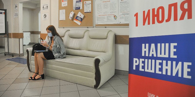 Санитарные меры соблюдаются на участках голосования по Конституции