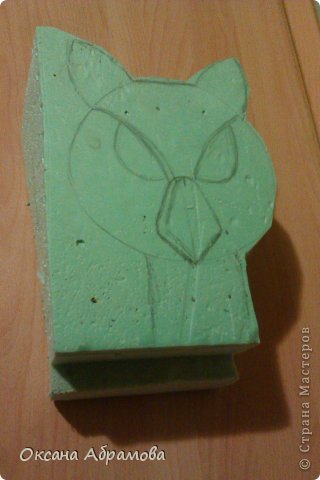 Мастер-класс Поделка изделие Моделирование МК ФИЛИН из пластиковых бутылок Бутылки пластиковые Материал бросовый Пенопласт Проволока фото 13