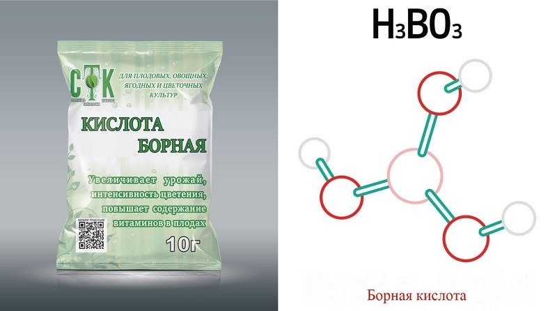 как опрыскивать растения борной кислотой