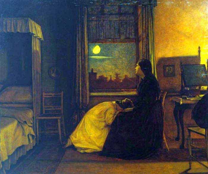 Август Эгг, вторая часть триптиха «Прошлое и настоящее», 1858 год Что можно узнать о жизни британских женщин, рассматривая картины художников-викторианцев