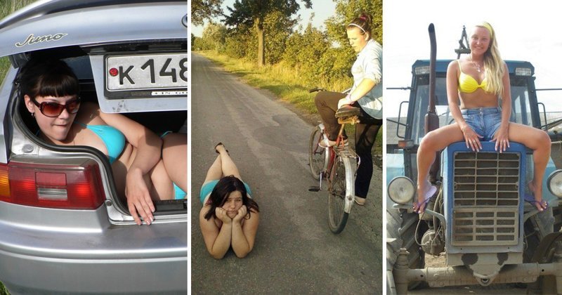 Сельские простушки, или как живется девушкам без пилинга и стретчинга Сельские простушки, или как живется девушкам без пилинга и стретчинга девушки, деревня, ествественность, прикол, село, юмор