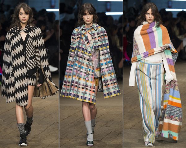 Модные кейпы Missoni осень-зима 2017 Модные кейпы Missoni осень-зима 2017