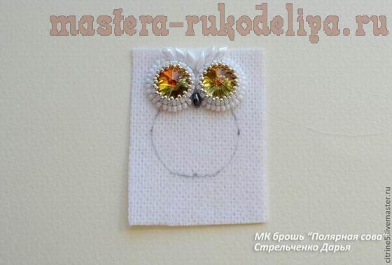 Мастер-класс по вышивке бисером: Брошь из бисера