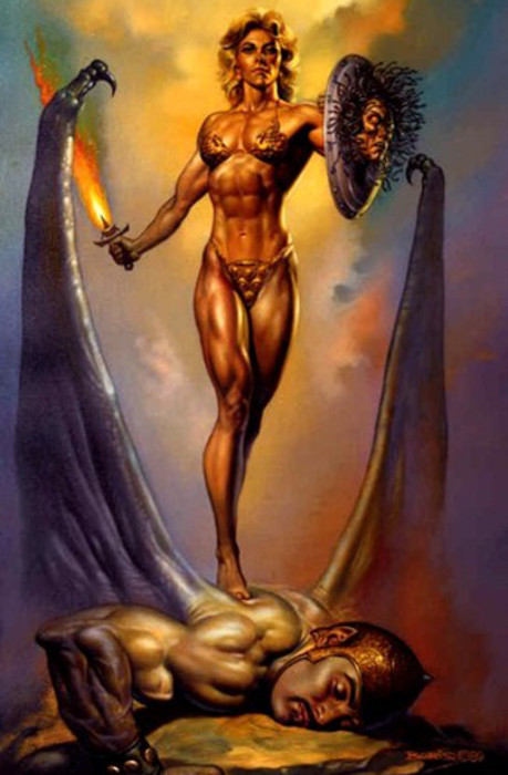 Минерва. Автор: Boris Vallejo. Минерва. Автор: Boris Vallejo.