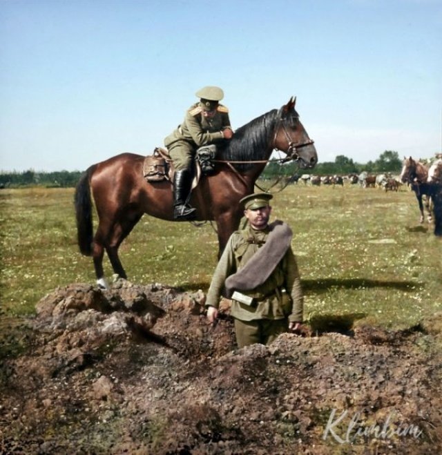 Воронка от снаряда, 1914 год история, факты, фото.