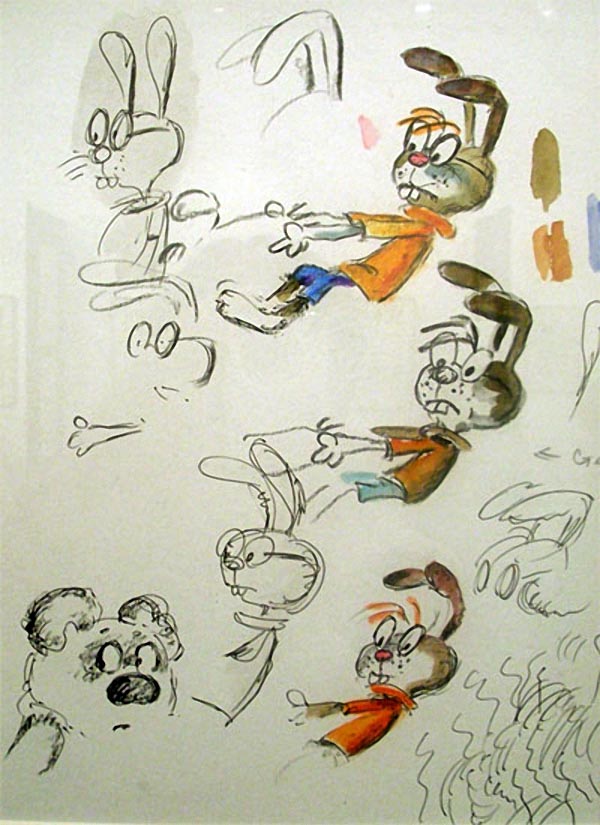 Как выглядели рабочие эскизы к советским мультфильмам эскизы, мультфильмы