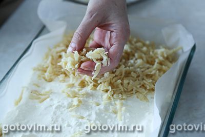 Фотографии рецепта Тертый пирог с творогом и лимоном, 09 Тертый пирог с творогом и лимоном. Рецепт с фото