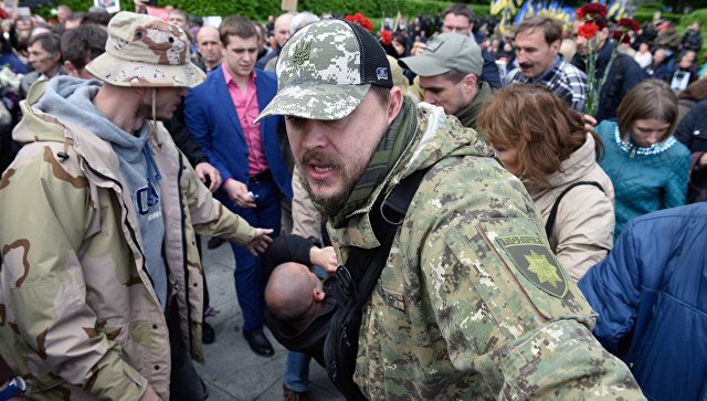 Акция протеста украинских радикалов в Киеве. Архивное офото Акция протеста украинских радикалов в Киеве. Архивное офото