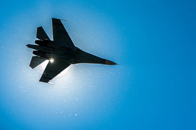 Российские Су-35 перехватили израильские истребители F-35i "Adir" Российские Су-35 перехватили израильские истребители F-35i "Adir"