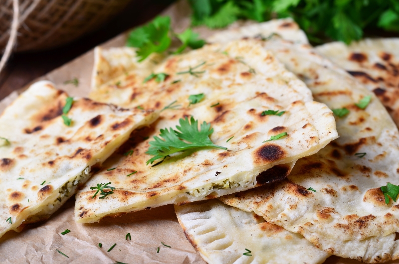 Рецепт кутабов с зеленью