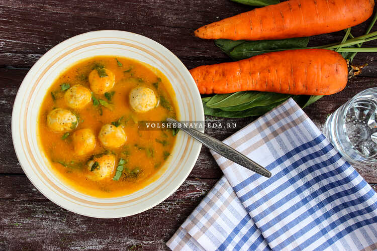 Самый вкусный суп с фрикадельками