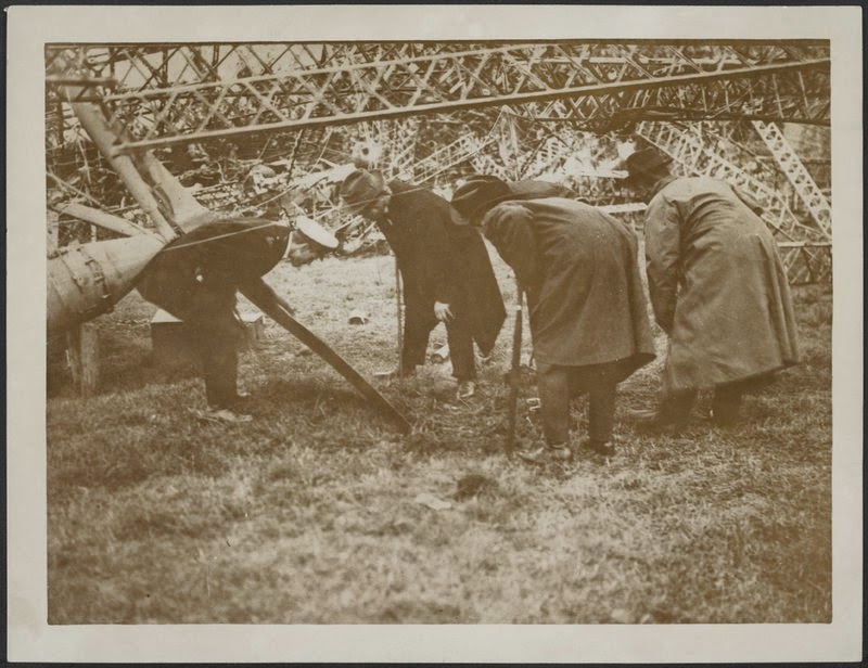 Редкие фото из архивов . Старые фотографии   дирижаблей  и воздушных шаров,  1910-е-1930-е годы