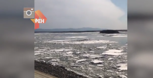 Видео: в Хабаровском крае начался ледоход