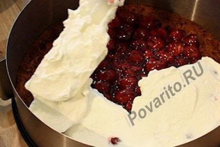 Торт Черный лес пошаговый рецепт приготовления с фото