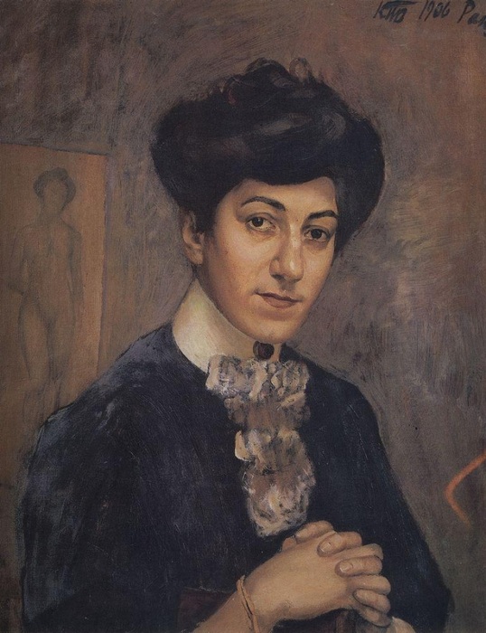 Портрет жены художника. (1906 год). Портрет жены художника. (1906 год).
