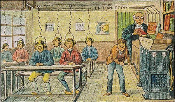 Будущее на открытках 1900 года