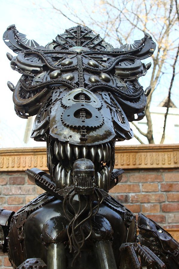 скульптуры, чужой, хищник, Россия