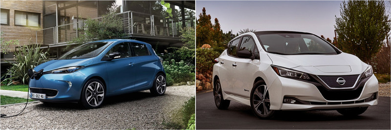 Renault Zoe и Nissan Leaf — ?????? Renault Zoe и Nissan Leaf — ?????? авто, аренда, кашеринг, москва