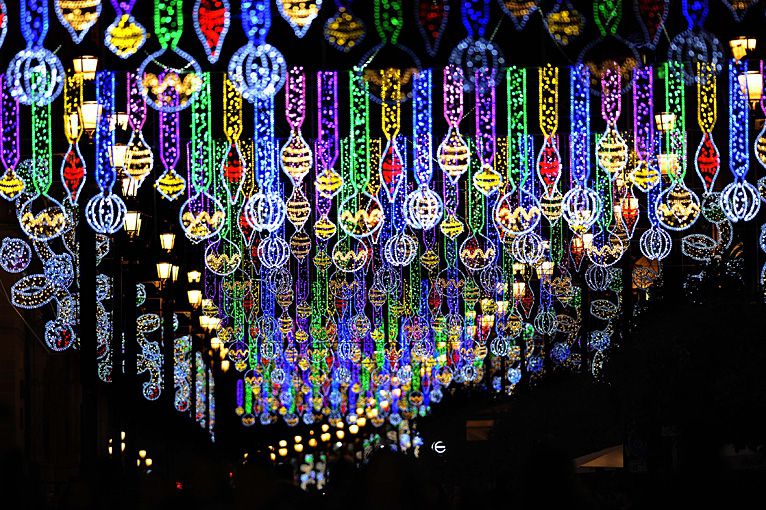 Новый Год, Рождество, украшения, города