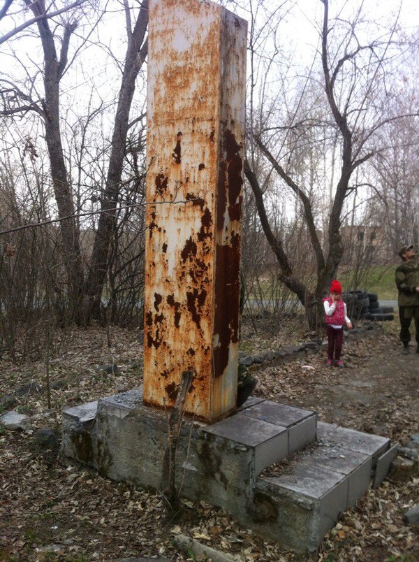 Ребята восстановили памятник героям! 9 Мая, памятник, Россия, восстановили, молодцы, длиннопост