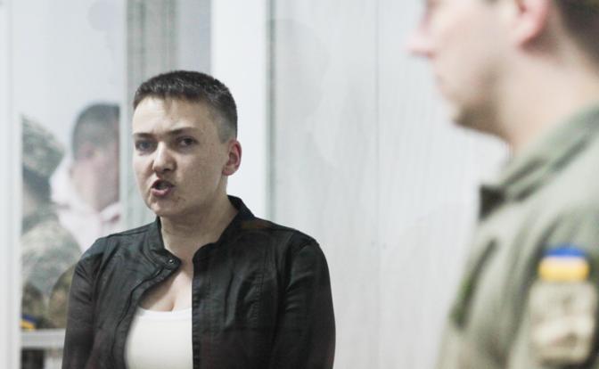 На фото: депутат Верховной Рады Надежда Савченко