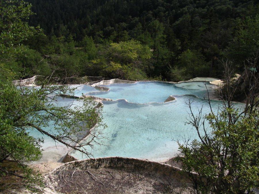 Природный заповедник Хуанлун (Huanglong), Китай