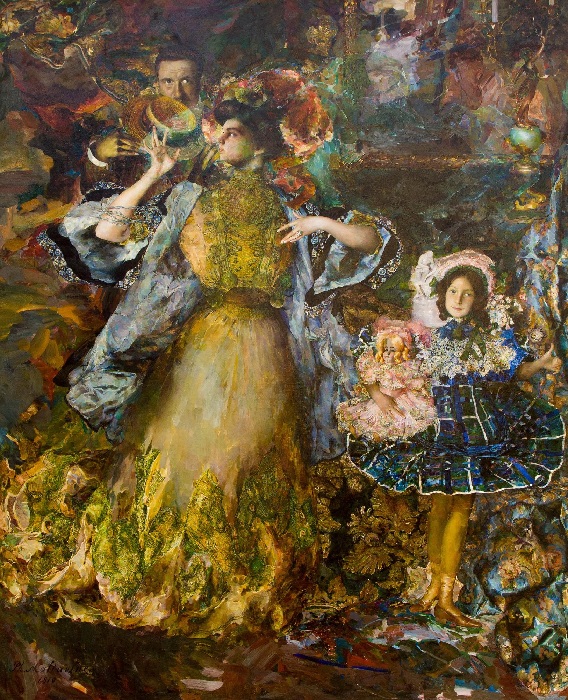 Семейный портрет. Автор: Ф.Малявин. Взлёты и падения самого экспрессивного русского художника Серебряного века