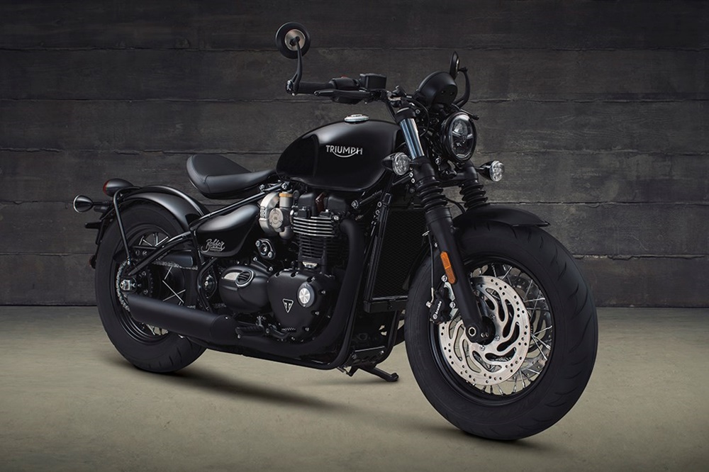 Новый мотоцикл Triumph Bonneville Bobber Black 2018