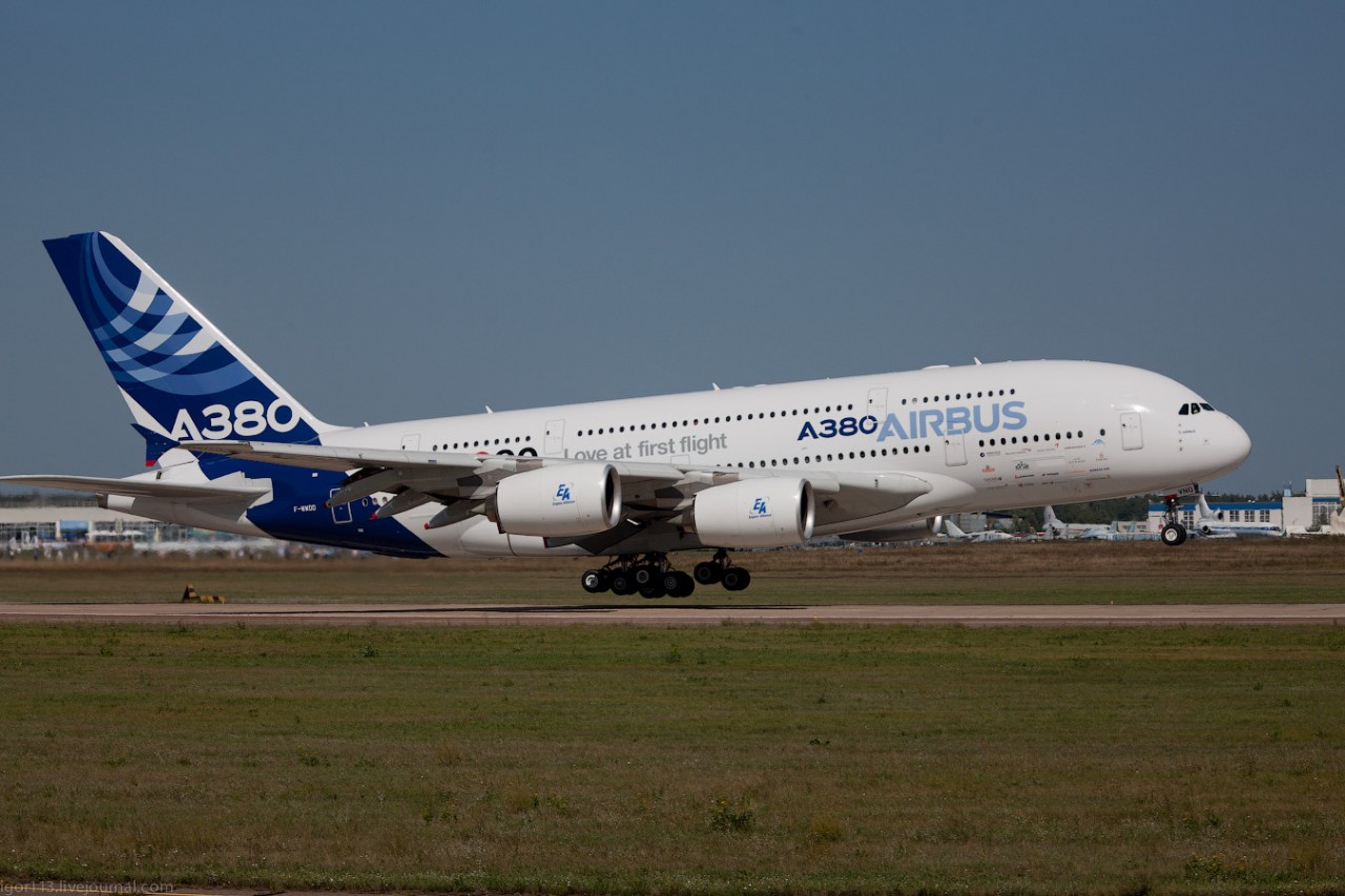 МАКС-2011 A380-861 MSN 004 МАКС-2011 A380-861 MSN 004