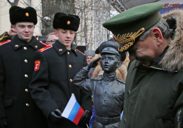 Шойгу, памятник, офицеры, фильм, Москва