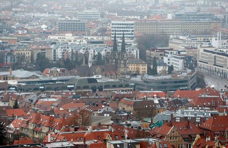 General view at downtown of Stuttgart, Germany, January 31, 2017. REUTERS/Michaela Rehle General view at downtown of Stuttgart, Germany, January 31, 2017. REUTERS/Michaela Rehle
