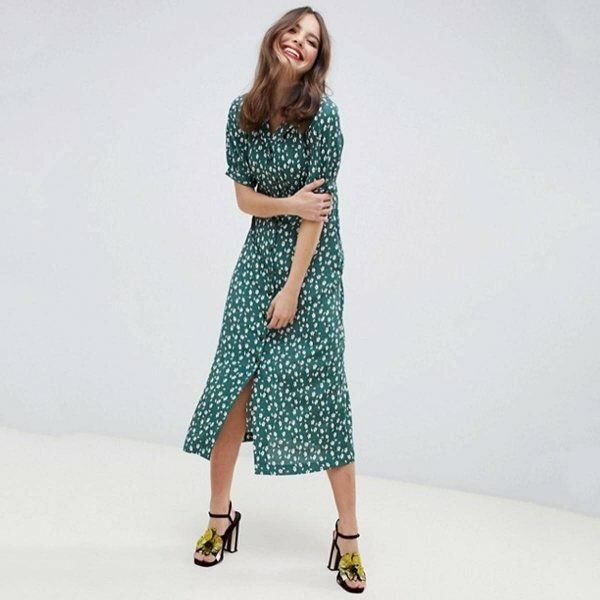 ASOS Tea Dress in Ditsy Floral