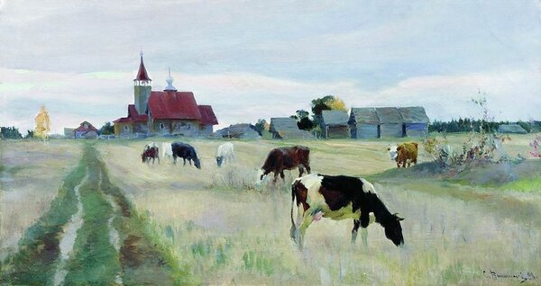 "Осень" Сегрей Виноградов 1898