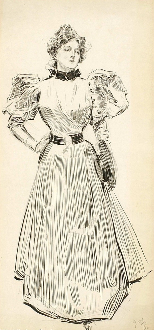 Чарльз Дана Гибсон (Charles Dana Gibson), 1867-1944 его картины