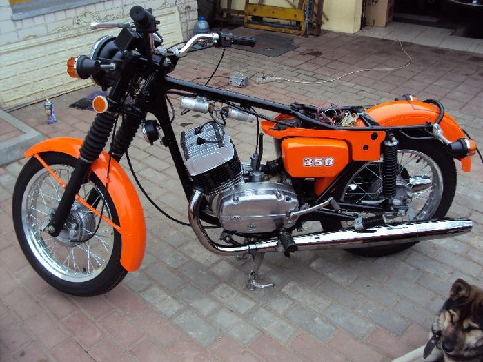 Реставрация мотоцикла Cezet 350
