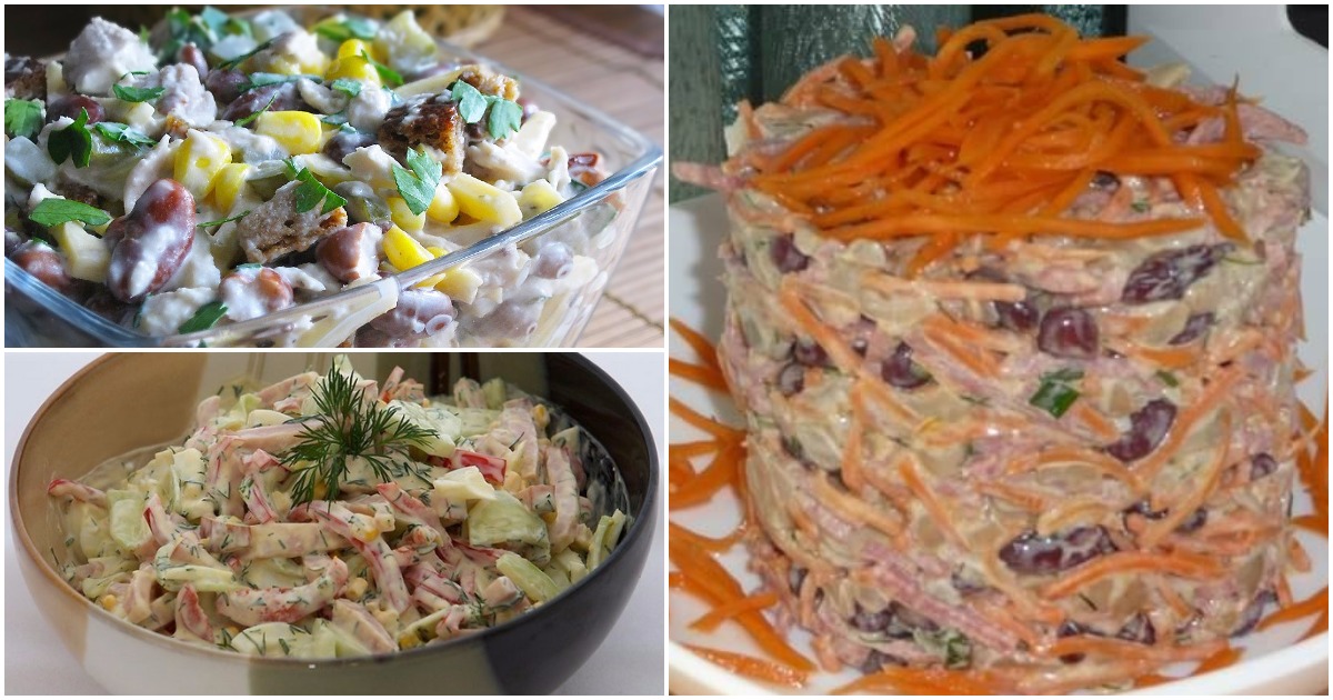 9 вкуснейших салатов на каждый день! Это подборка упростит Вам жизнь 9 вкуснейших салатов на каждый день! Это подборка упростит Вам жизнь