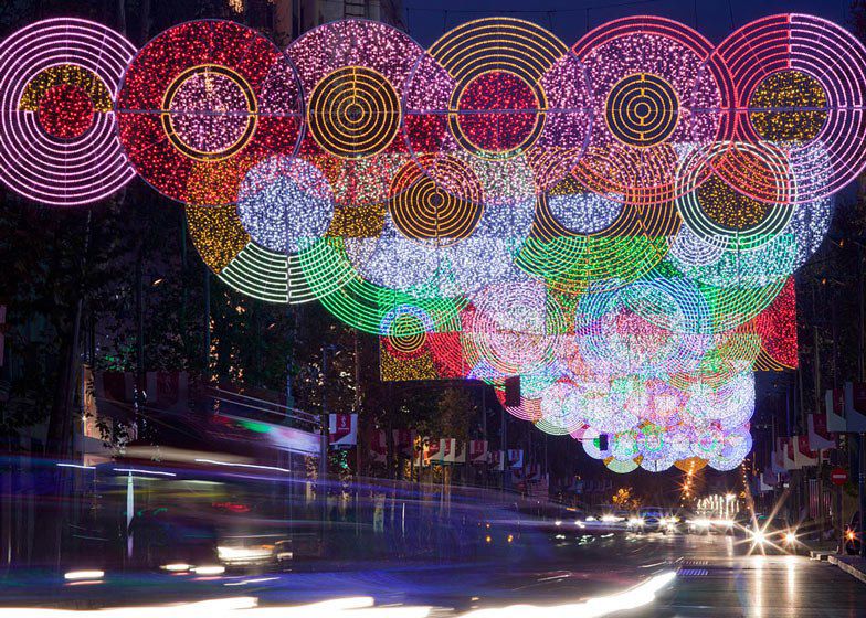 Новый Год, Рождество, украшения, города