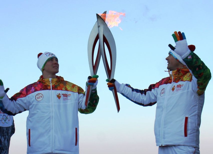 сочи, олимпиада, факел, интересное