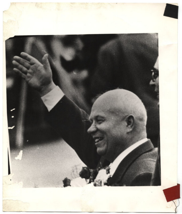 Никита Хрущёв. Автор: Arthur Fellig (Weegee). Никита Хрущёв. Автор: Arthur Fellig (Weegee).