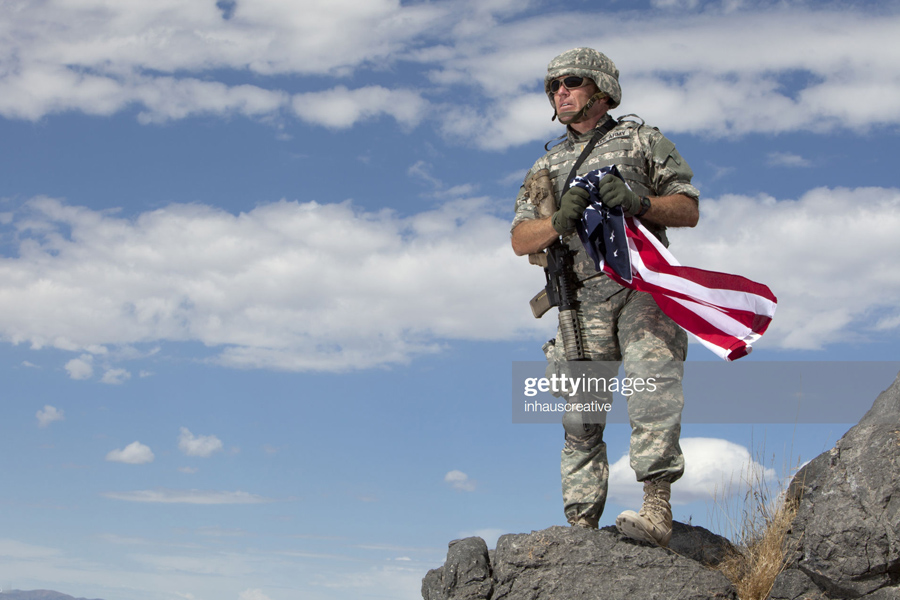 US-Afghan military soldier US-Afghan military soldier