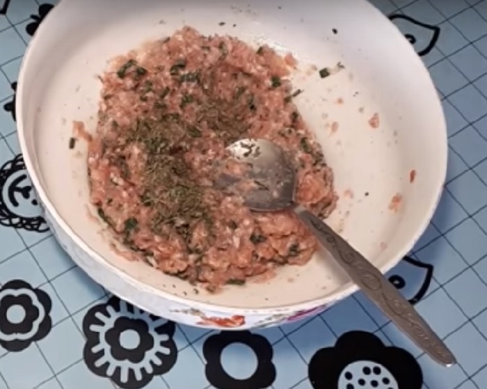 блюдо из фарша