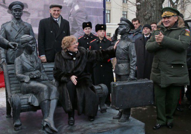 Шойгу, памятник, офицеры, фильм, Москва