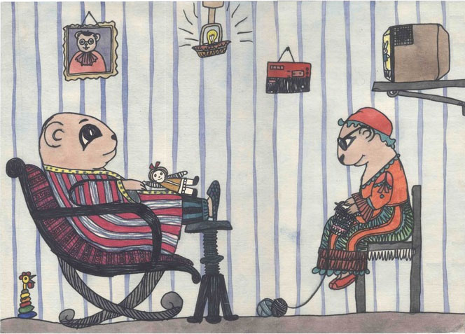 «Мама и папа в виде хомячков» (1986)