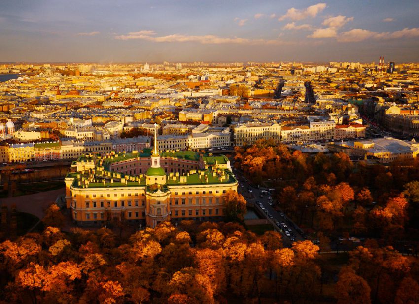 санкт-петербург, с высоты