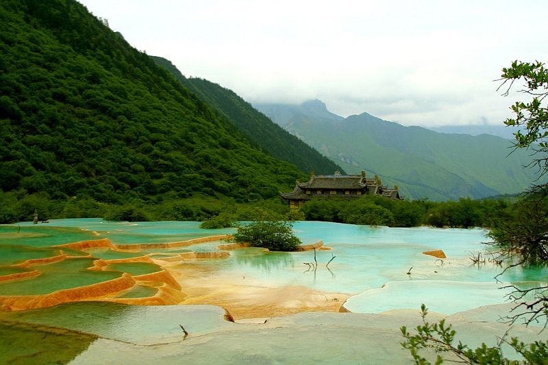 Природный заповедник Хуанлун (Huanglong), Китай