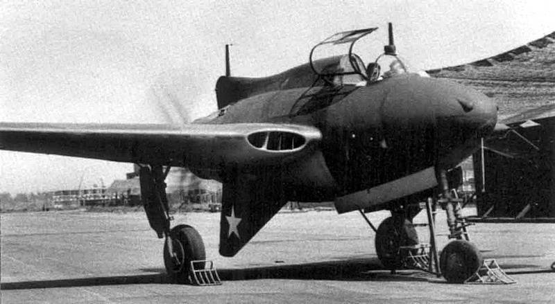 Истребитель в форме пули. XP-56 Black Bullet
